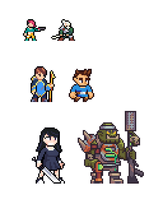 Character Sizes